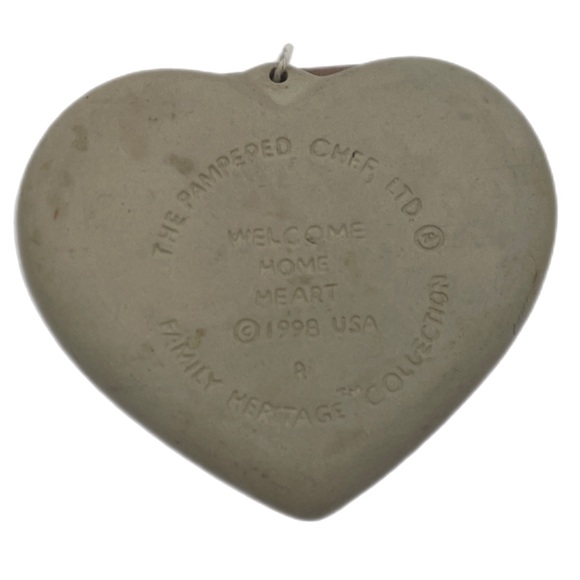 The pampered chef Family Heritage Collection cookie mold Welcome Home Heart - Picture 4 of 4